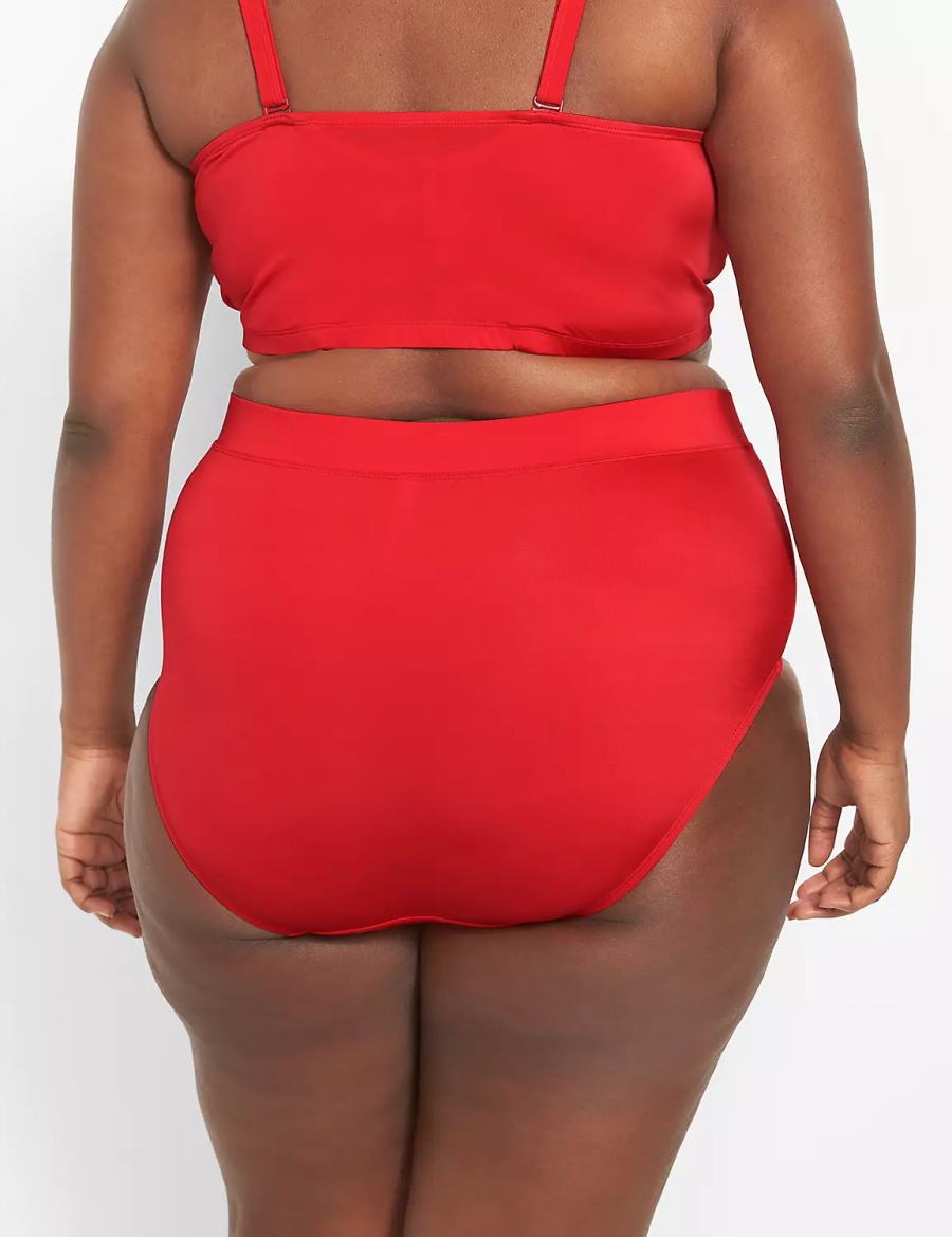 Κιλότα γυναικεια Lane Bryant Swim κοκκινα | RXC5924XQ