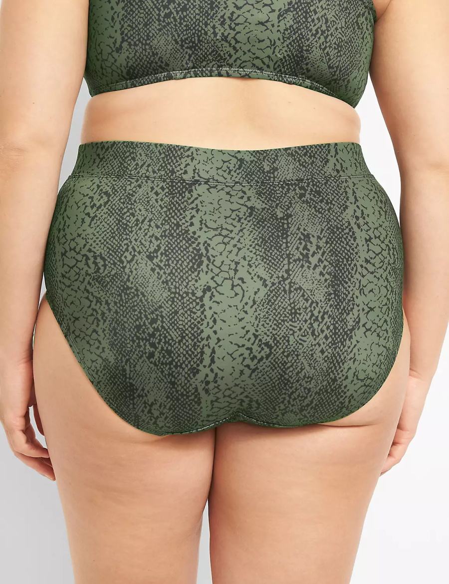 Κιλότα γυναικεια Lane Bryant Swim σκούρο πρασινο | ART379VS