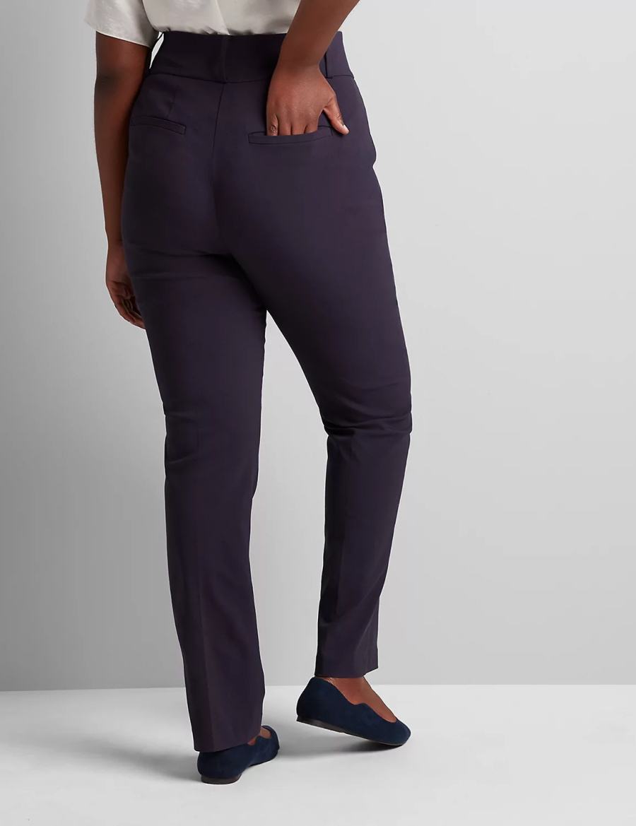 Παντελονι γυναικεια Lane Bryant Tighter Tummy High-Rise Straight 4-Season μπλε | LSL5136VW