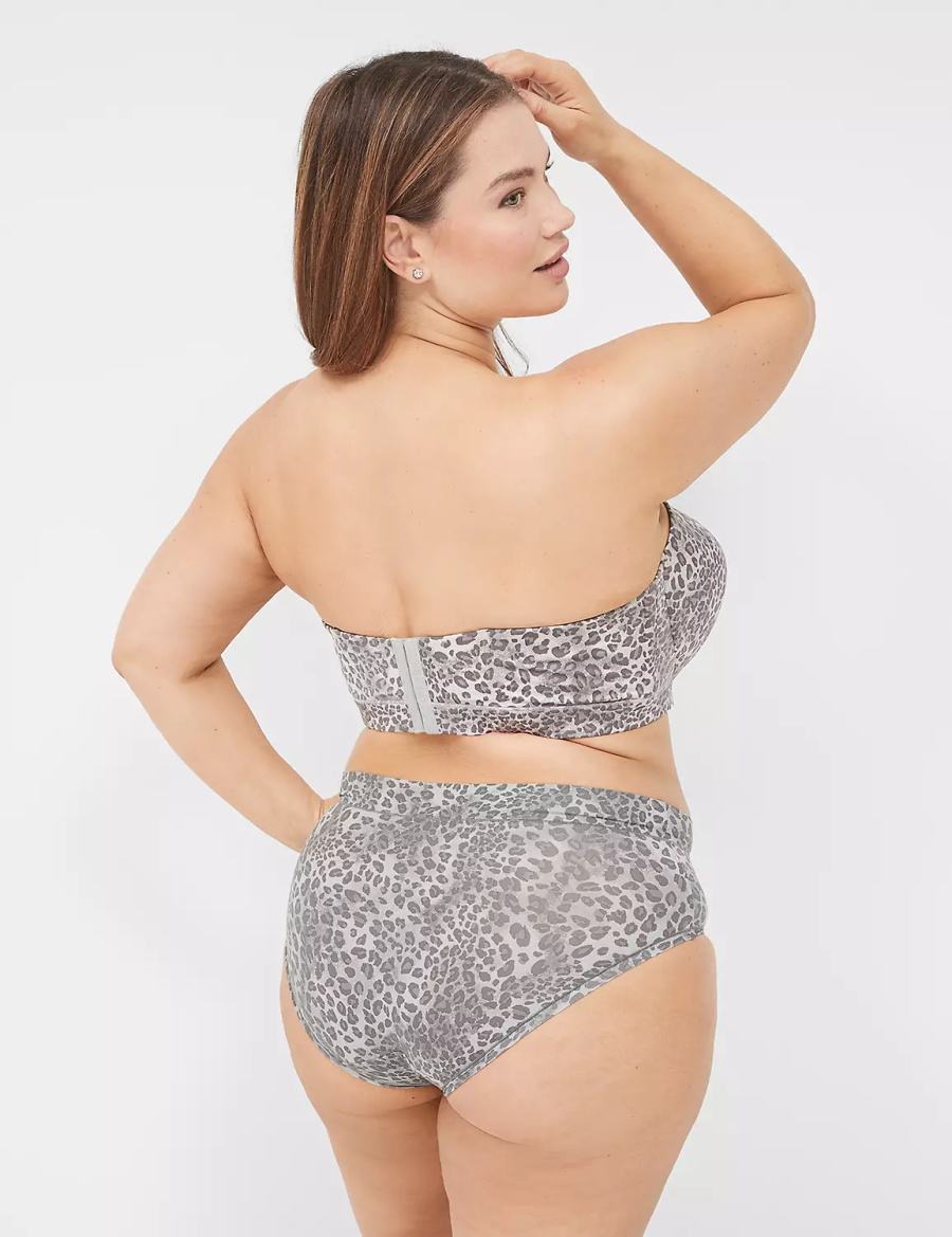 Στράπλες Σουτιέν γυναικεια Lane Bryant Comfort Bliss Lightly Lined Multi-Way μαυρα Πολύχρωμο | AHM1391CD