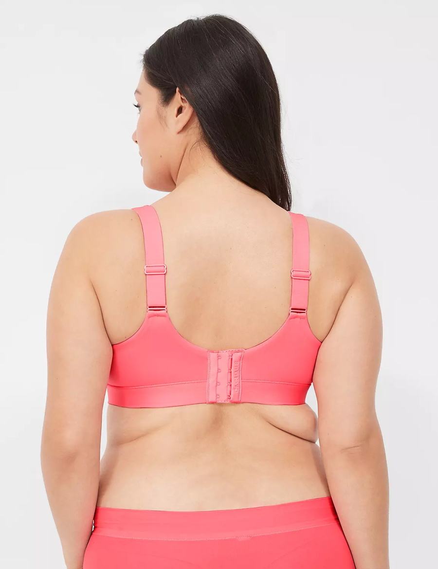 Σουτιέν Μπαλκονέτ γυναικεια Lane Bryant Comfort Bliss Lightly Lined ροζ | NTL8338VW