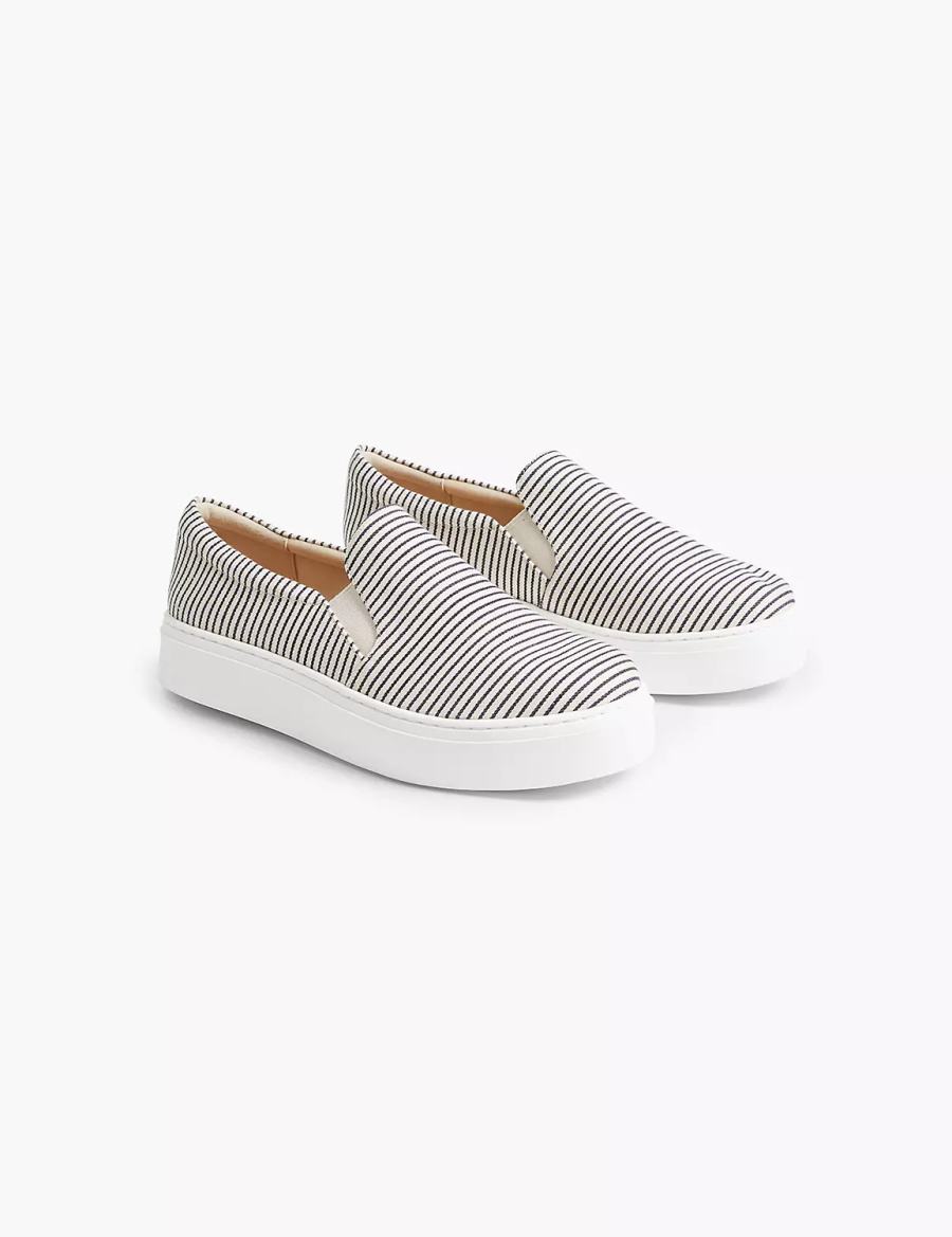 Αθλητικα Παπουτσια γυναικεια Lane Bryant Dream Cloud Striped Slip-On Platform μπλε | PNH5118ZR