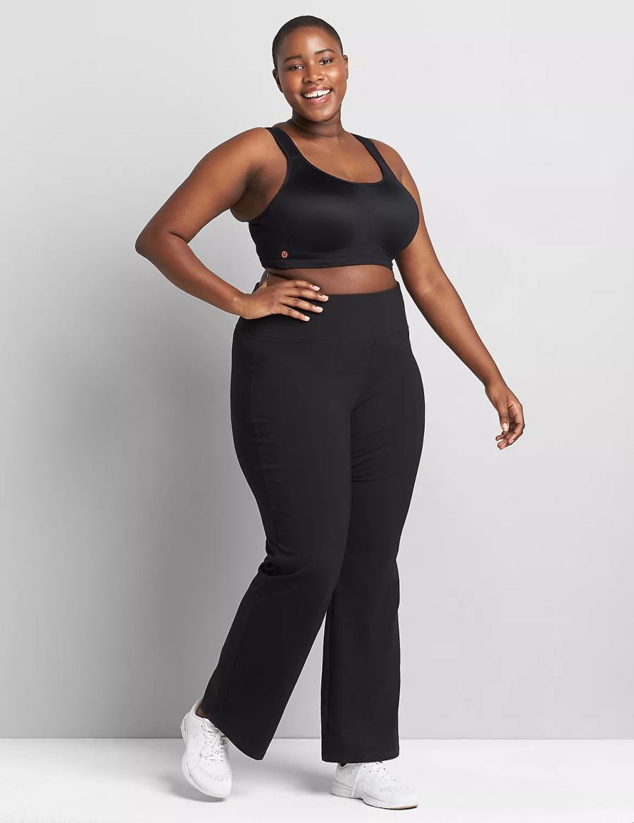 Αθλητικο Σουτιεν γυναικεια Lane Bryant LIVI High-Impact Wicking Underwire μαυρα | UWX7918AO