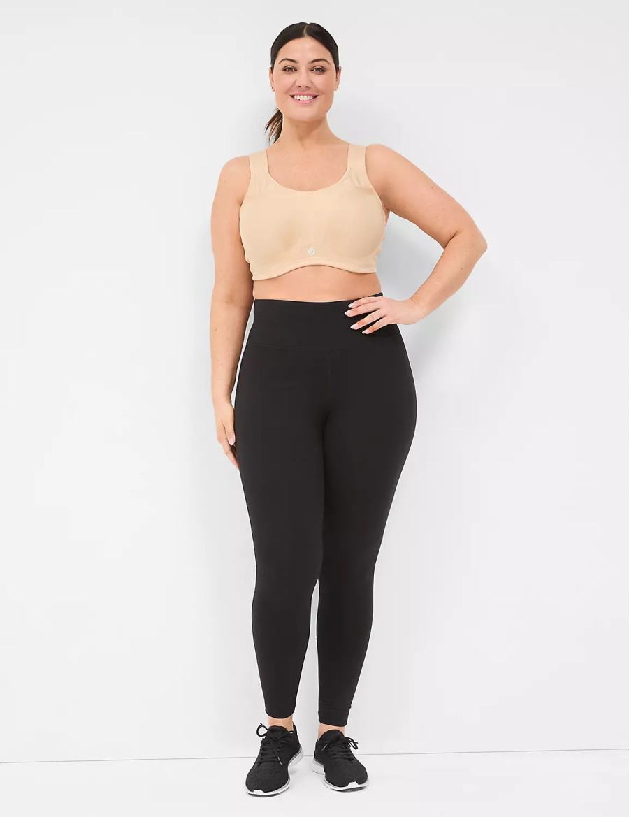 Αθλητικο Σουτιεν γυναικεια Lane Bryant LIVI Max Support Wicking Underwire Μπεζ | EJD385OB