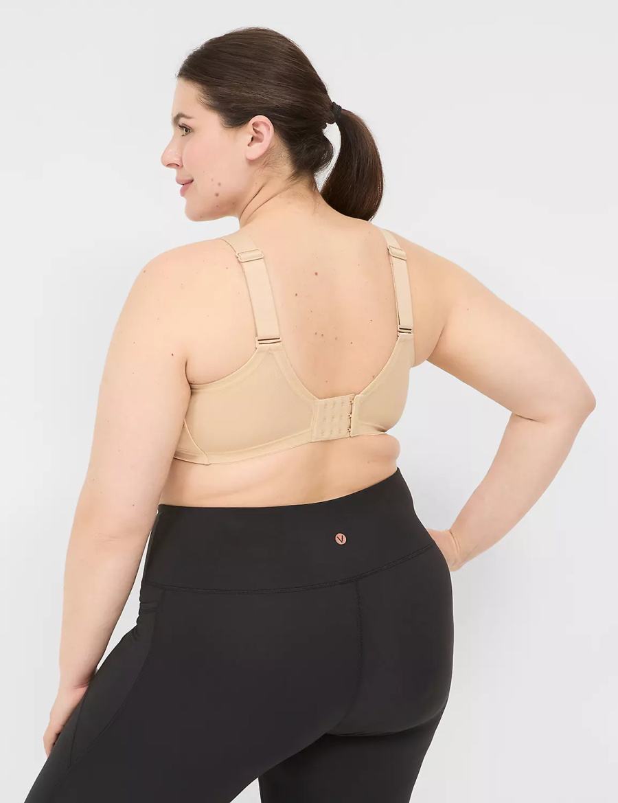 Αθλητικο Σουτιεν γυναικεια Lane Bryant LIVI Wicking Medium Impact NW Μπεζ | ECM1878XD