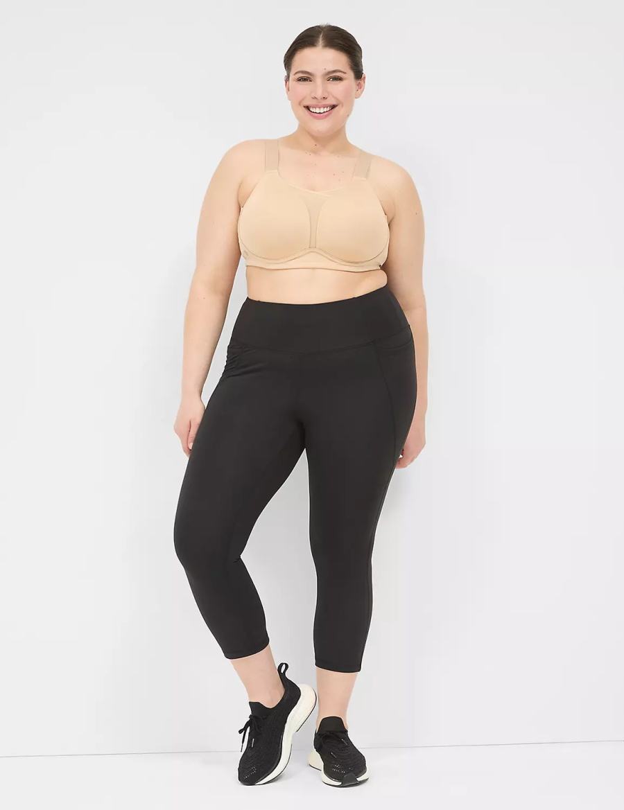 Αθλητικο Σουτιεν γυναικεια Lane Bryant LIVI Wicking Medium Impact NW Μπεζ | ECM1878XD