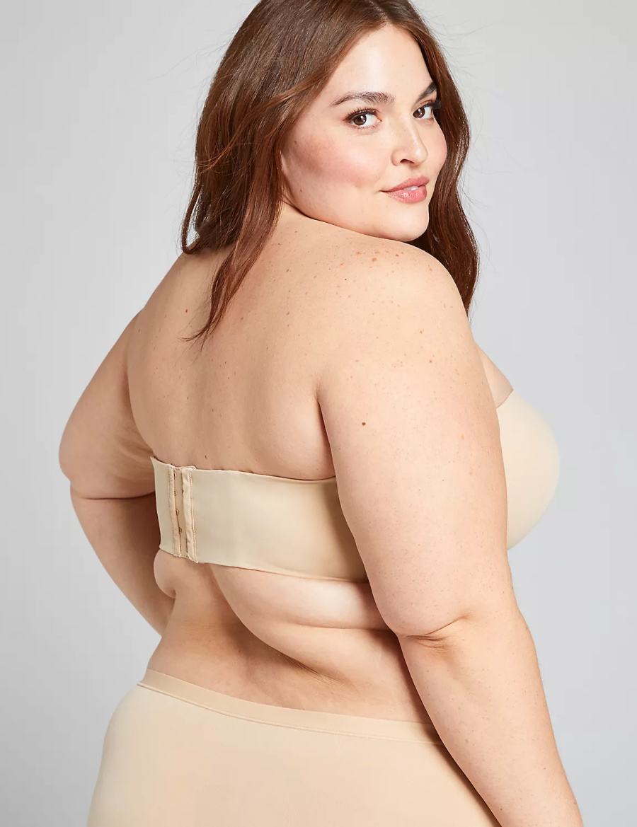 Στράπλες Σουτιέν γυναικεια Lane Bryant Lightly Lined Multi-Way Μπεζ | VMH3362BU