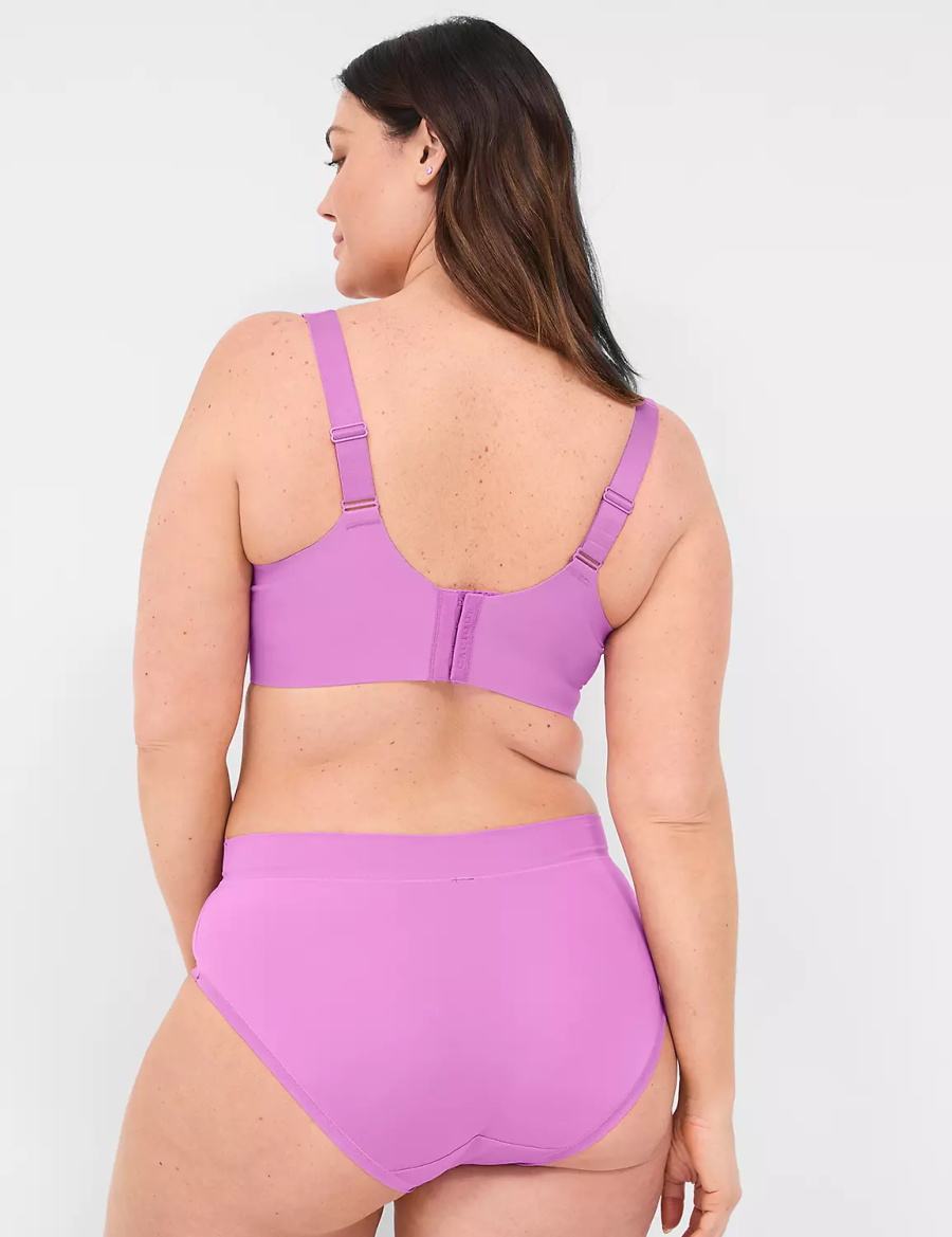 Σουτιέν Μπαλκονέτ γυναικεια Lane Bryant Modern Luxe Lightly Lined μωβ | MTY8729WN