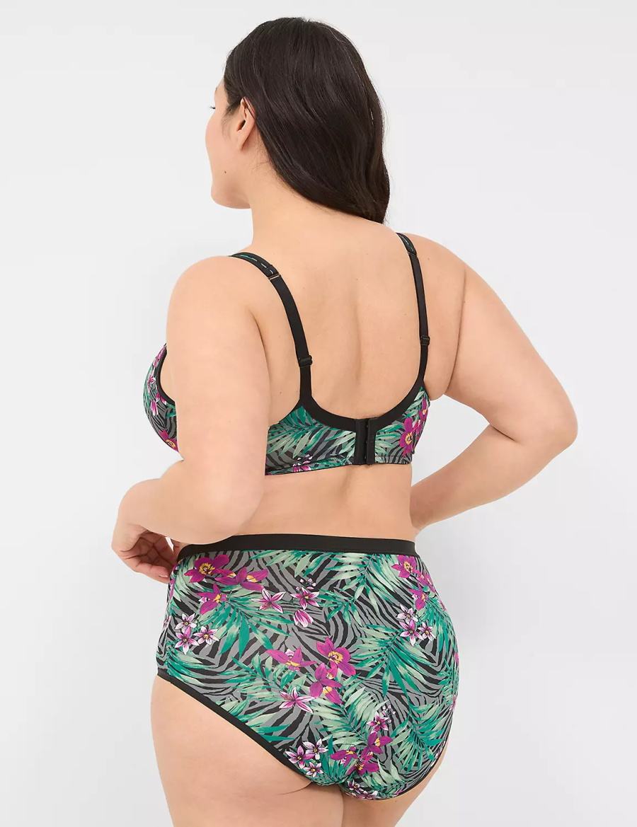 Σουτιέν Μπαλκονέτ γυναικεια Lane Bryant Smooth Lightly Lined πρασινο Πολύχρωμο | PGD1764CS