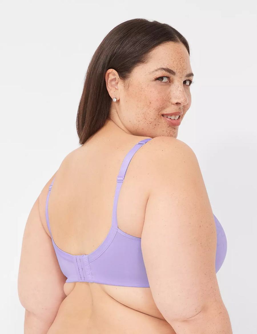 Σουτιέν Μπαλκονέτ γυναικεια Lane Bryant Spacer Lightly Lined μωβ | GVE4554VV