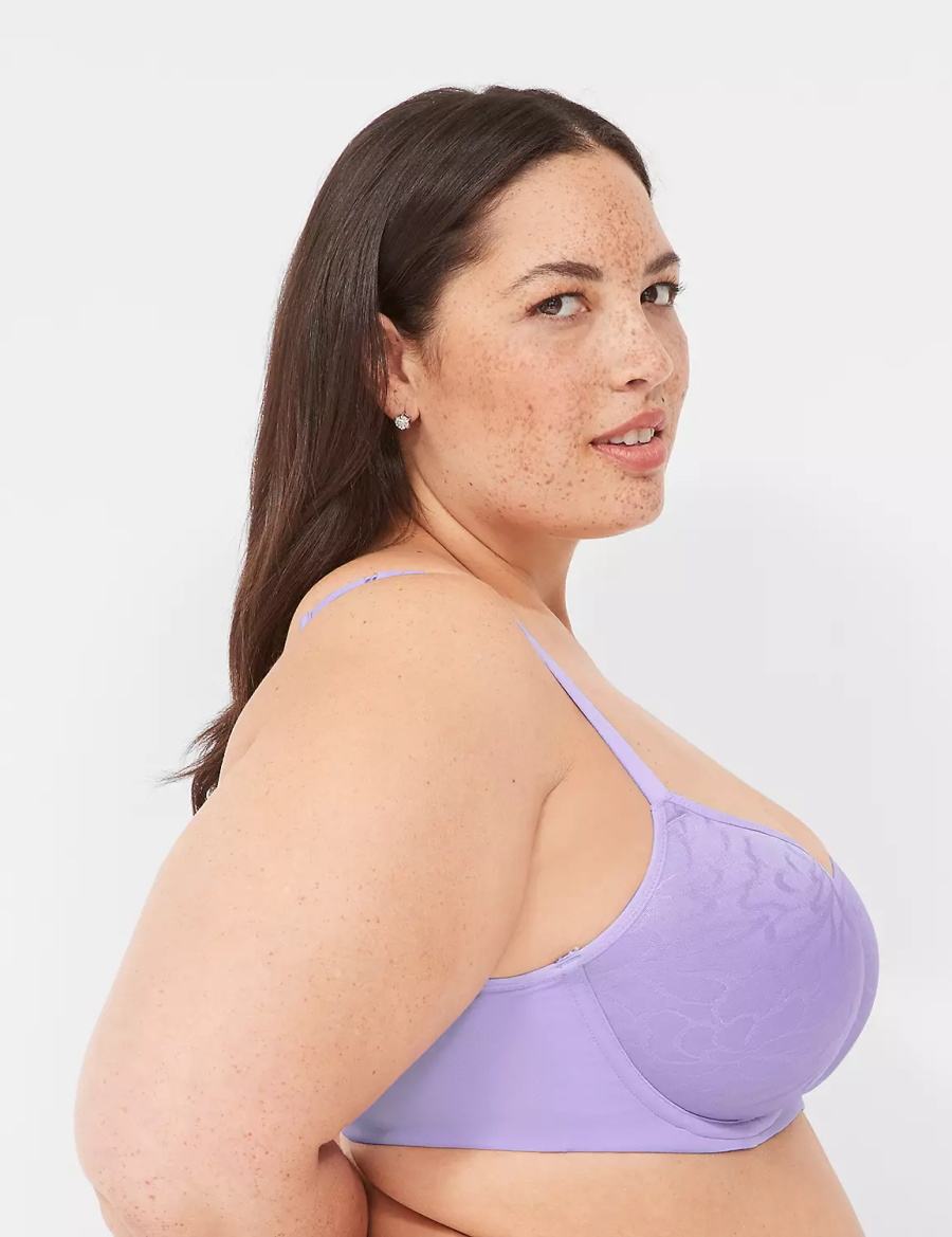 Σουτιέν Μπαλκονέτ γυναικεια Lane Bryant Spacer Lightly Lined μωβ | GVE4554VV