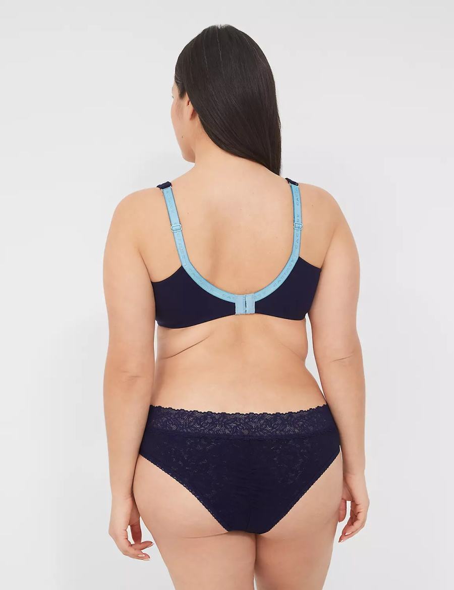 Αναιδή Κιλότα γυναικεια Lane Bryant Stretch Lace μπλε | BHQ8261ZY