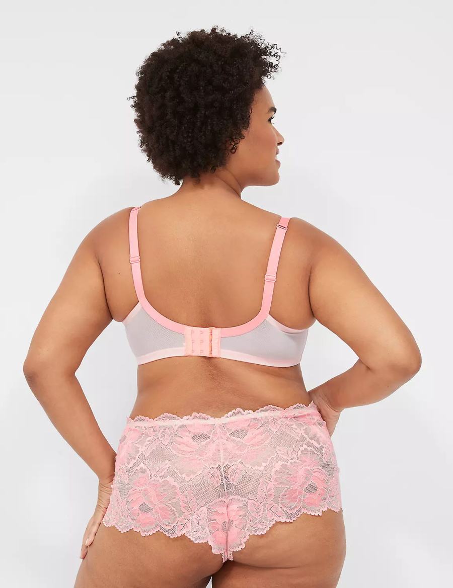 Αναιδή Κιλότα γυναικεια Lane Bryant Stretch Lace καφε | BTO164WT