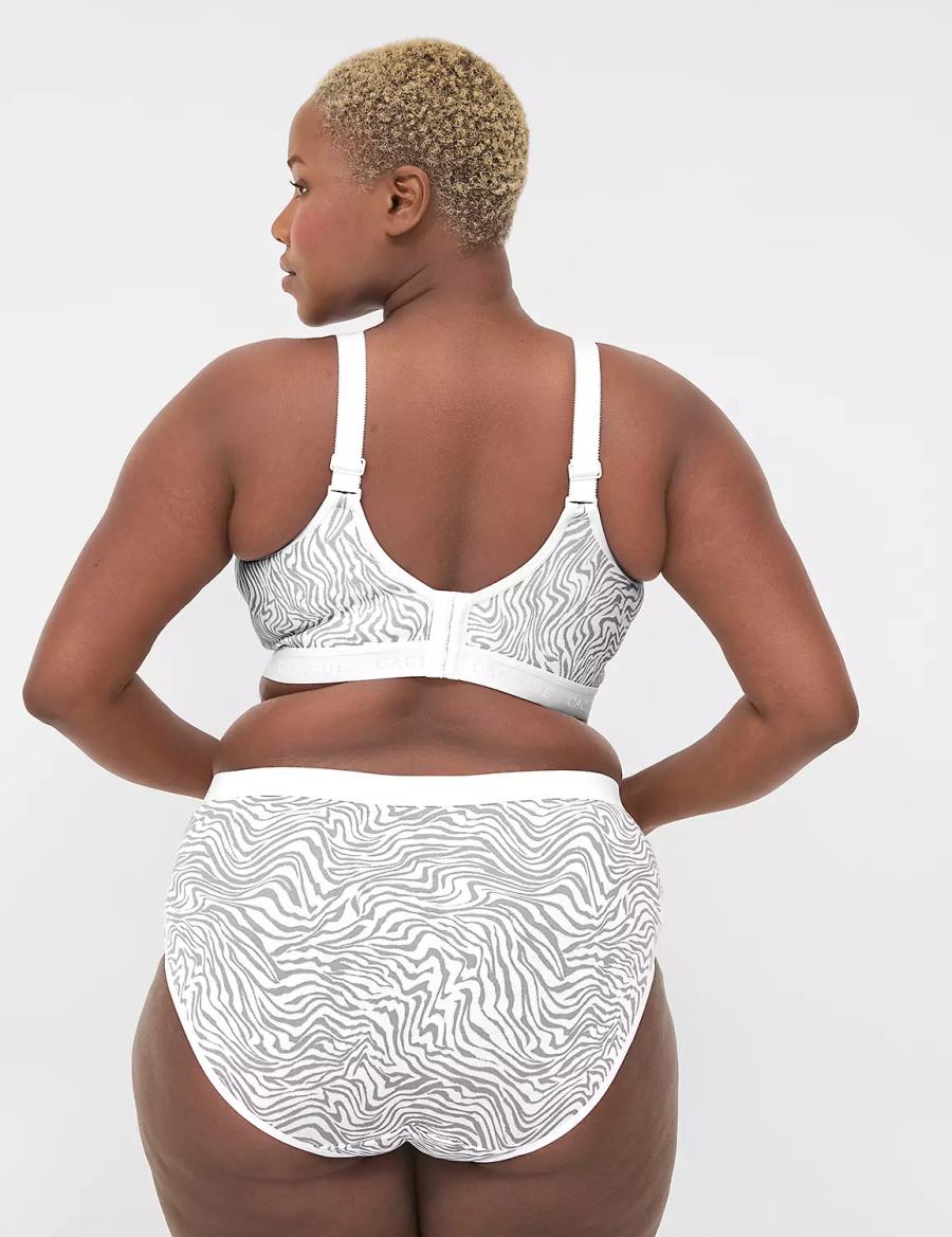 Σουτιέν Χωρίς Επένδυση γυναικεια Lane Bryant Cotton No-Wire ασπρα | EUE162XX